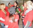 Surpriză pentru Andreea Lekici! » Cum a fost aşteptată sîrboaica la aeroport de coechipierele ei