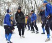 Nicolo Napoli e greu de fentat de fotbalisti la antrenamentele din Parcul Romanescu. Foto: Bogdan Dănescu (Craiova)