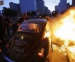 GALERIE FOTO "Nu, nu merg la Cupa Mondială" » Cu o economie care se clatină, Brazilia e traversată de proteste violente împotriva turneului final
