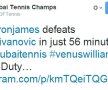 Gafa zilei » Contul de twitter al turneului WTA din Dubai a încurcat-o pe Venus Williams cu LeBron James!
