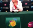 În sala de presă de la Indian Wells
