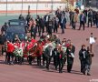FOTO Fostul jucător şi conducător al lui Dinamo Augustin Deleanu a fost înmormîntat azi