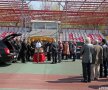 FOTO Fostul jucător şi conducător al lui Dinamo Augustin Deleanu a fost înmormîntat azi