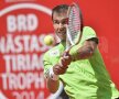 Lukas Rosol l-a învins pe Robin Haase şi s-a calificat pentru al doilea an la rînd în finală la BRD Năstase-Ţiriac Trophy Foto: Raed Krishan