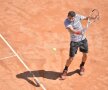 Gael Monfils a abandonat meciul cu Grigor Dimitrov din cauza unei accidentări. Bulgarul va juca finala la BRD Năstase-Ţiriac Trophy Foto: Raed Krishan