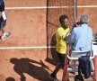 Gael Monfils a abandonat meciul cu Grigor Dimitrov din cauza unei accidentări. Bulgarul va juca finala la BRD Năstase-Ţiriac Trophy Foto: Raed Krishan