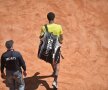 Gael Monfils a abandonat meciul cu Grigor Dimitrov din cauza unei accidentări. Bulgarul va juca finala la BRD Năstase-Ţiriac Trophy Foto: Raed Krishan