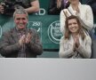 SUPORTERI DE LUX. Simona Halep (dreapta) şi Gheorghe Hagi au stat ieri în aceeaşi lojă