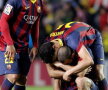 VIDEO&FOTO Sergio Busquets şi Javier Mascherano nu şi-au putut stăpîni lacrimile: "Am luptat pînă la final, aşa cum ne-a învăţat Tito!"