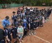 GALERIE FOTO Şi-au întîlnit idolii » Surpriză din partea Gazetei Sporturilor pentru copiii de mingi de la BRD Trophy
