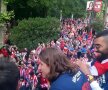 VIDEO şi FOTO Atletico a sărbătorit titlul cu fanii în Piaţa Neptuno » "El Cholo" Simeone a dansat pe scenă :D