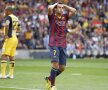 Pedro, după o ocazie ratată în Barcelona-Atletico Madrid 1-1, foto: reuters