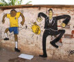FOTO Brazilienii îşi exprimă revolta şi prin creativitate » Top 14 cele mai puternice graffiti-uri anti-FIFA