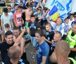 FOTO Nebunie în Bănie! CSU a terminat sezonul pe primul loc şi a sărbătorit cu şampanie şi confetti