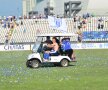 FOTO Nebunie în Bănie! CSU a terminat sezonul pe primul loc şi a sărbătorit cu şampanie şi confetti