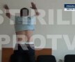 VIDEO şi FOTO Circ şi la secţie! Imagini nedifuzate pînă acum cu Tamaş, după ce a spart uşa unui bloc şi a fost dus la Poliţie