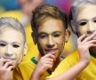 O naţiune pentru ”Neymar”! » Coechipierii şi mii de fani brazilieni l-au celebrat pe marele absent al semifinalei cu Germania