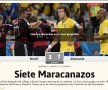 FOTO Dezastrul Braziliei a făcut înconjurul lumii! Principalele publicaţii au măturat pe jos cu "Selecao"