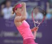 ELIBERARE. Gestul bucuriei şi al descătuşării Simonei Halep după victoria în cel mai greu meci, contra Monicăi Niculescu, în semifinale // Foto: Raed Krishan