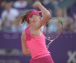 ELIBERARE. Gestul bucuriei şi al descătuşării Simonei Halep după victoria în cel mai greu meci, contra Monicăi Niculescu, în semifinale // Foto: Raed Krishan