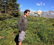 Roger Federer și un peisaj specific Elveției