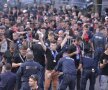 Suporterii roş-albaştrilor au avut parte de un control atent la intrarea pe stadion