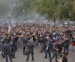 Galerie FOTO 2.000, dar buni tare! » Steaua a rămas fără sprijinul promis de fanii lui ŢSKA Sofia, dar tot a făcut atmosferă