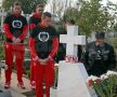 GALERIE FOTO Dinamoviştii s-au recules la mormîntul lui Cătălin Hîldan » Dănciulescu: ”În memoria «Unicului Căpitan», să umplem arena!”