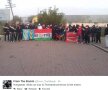 FOTO Fanii Ungariei au plecat spre Bucureşti! Torţe şi mesaje războinice