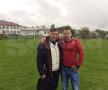 Alexandru Petre şi Ion Crăciunescu. Fotografie de pe facebook-ul patronului din Liga a V-a