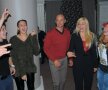 Gjorgjevska, Eliza Buceschi, antrenorul Costică Buceschi, Nechita şi Herrem la petrecerea de după meci