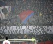 FOTO Contre între suporteri » Cele mai tari bannere de la Derby de România