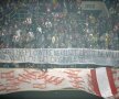 FOTO Contre între suporteri » Cele mai tari bannere de la Derby de România