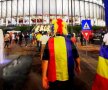 Stadion National Arena,steag Romania,suporteri Romania,noaptea