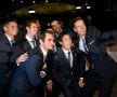 Raonic, Murray Wawrinka, Federer, Djokovici, Cilici, Nishikori și Berdych zîmbind pentru un selfie istoric // Foto: Guliver/GettyImages