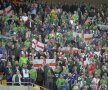 GALERIE FOTO Puţini dar gălăgioşi! Românii nu s-au mai îngrămădit la stadion pentru mecul cu Irlanda de Nord! Cîţi suporteri au venit la meci