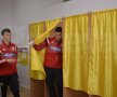 Fostul cuplu de stoperi de la Steaua, Chiricheș-Gardoș, s-a refăcut în secția de vot Foto: Cristi Preda