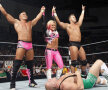 David Hart-Smith, Natalya Neidhart şi Tyson Kidd, membrii ai dinastiei Hart