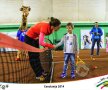 FOTO Simona Halep şi Horia Tecău, alături de copiii pasionaţi de tenis » 350 de puşti i-au «sufocat» pe cei doi tenismeni