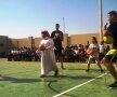 GALERIE FOTO Imaginile zilei vin din Qatar » Surpriză mare pentru baschetbaliştii români prezenţi la FIBA 3x3 All Stars!
