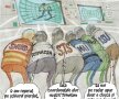 FOTO Ai noştri, ca brazii pe pîrtii » Cele mai tari caricaturi realizate de Emil Mierlă în 2014. Episodul 1: Jocurile Olimpice de la Soci