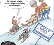 FOTO Ai noştri, ca brazii pe pîrtii » Cele mai tari caricaturi realizate de Emil Mierlă în 2014. Episodul 1: Jocurile Olimpice de la Soci
