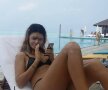 FOTO ”Dodel” îşi răsfaţă iubita în Maldive » Imagini HOT de la plajă cu jumătatea căpitanului Stelei!