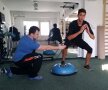 Andrei Stan lucrează cu E-Fit sub supravegherea preparatorului fizic Iulian Dinu, la Personal Trainer Studio