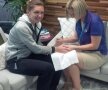 FOTO Ca fetele ;) » Simona Halep s-a relaxat înaintea partidei cu Yanina Wickmayer