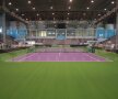 GALERIE FOTO Patinoarul de la Galaţi este gata de meciul România - Spania! Cum arată sala unde va juca Simona Halep
