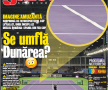 Imagine amuzantă surprinsă de fotoreporterul GSP la Galaţi, unde începe azi confruntarea România-Spania din Fed Cup » Se umflă Dunărea? :)