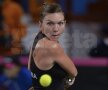 Simona Halep a adus primul punct la Galaţi // Foto: Cristi Preda