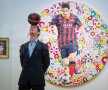 420.000 euro: "Messi în universul florilor", creaţia lui Takashi Murakami, considerat un Andy Warhol al Japoniei