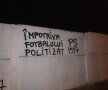 GALERIE FOTO Stadionul "Extensiv" a fost vandalizat de suporterii Universităţii Craiova » Mesaje dure la adresa Stelei şi a lui CS U